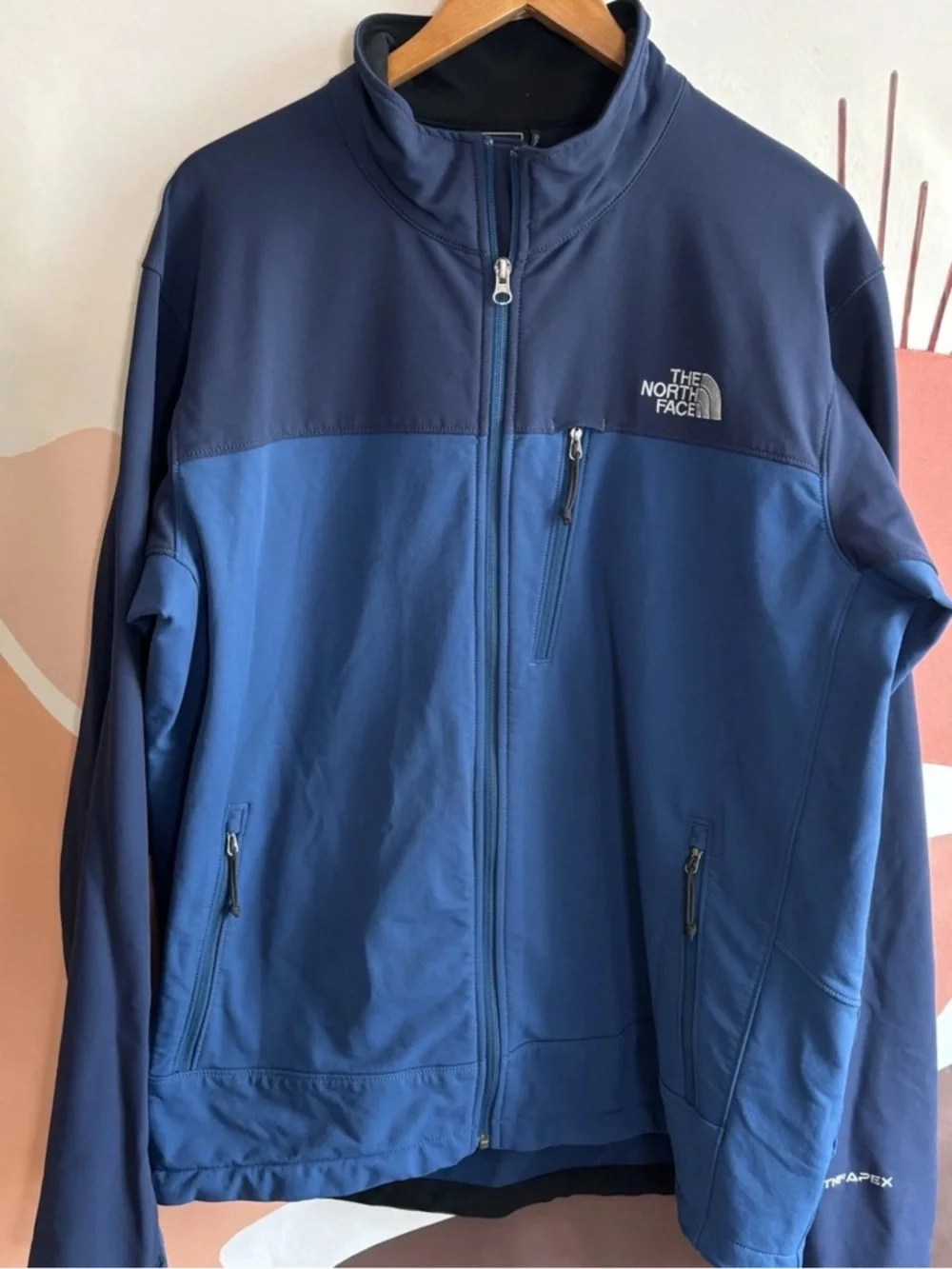The North Face Men’s Size XL TNF Apex Never Stop Exploring Full Zip Jacket Hike